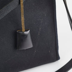 Hermes Herbag 31 Black Square G Stamp