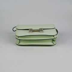 Hermes Epsom Constance Mini Vert Fizz U stamp 2022