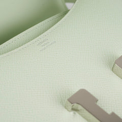 Hermes Epsom Constance Mini Vert Fizz U stamp 2022