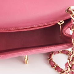 Chanel Mini Classic Lambskin Pink