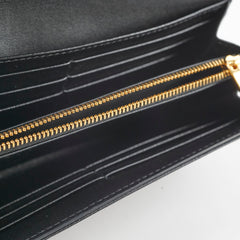 Christian Dior Caro Orchid Long Wallet