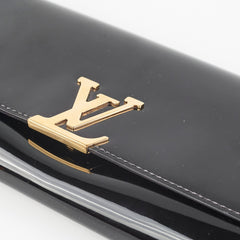 Louis Vuitton Louise Black Patent Clutch