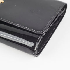 Louis Vuitton Louise Black Patent Clutch