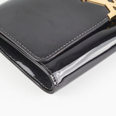 Louis Vuitton Louise Black Patent Clutch