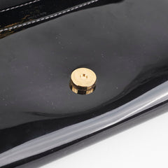 Louis Vuitton Louise Black Patent Clutch
