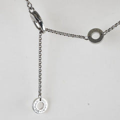 Bvlgari Serpenti White Gold Cross Necklace with Diamonds