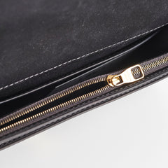 Louis Vuitton Louise Black Patent Clutch