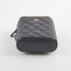 Chanel 23C Small Vanity Case Caviar Black Crossbody Bag