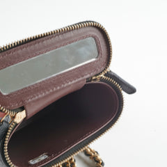 Chanel 23C Small Vanity Case Caviar Black Crossbody Bag