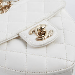 Chanel Mini Heart Bag White 32 Series