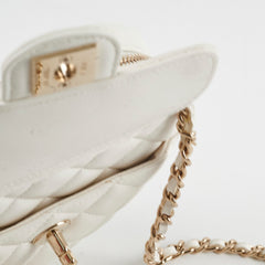 Chanel Mini Heart Bag White 32 Series