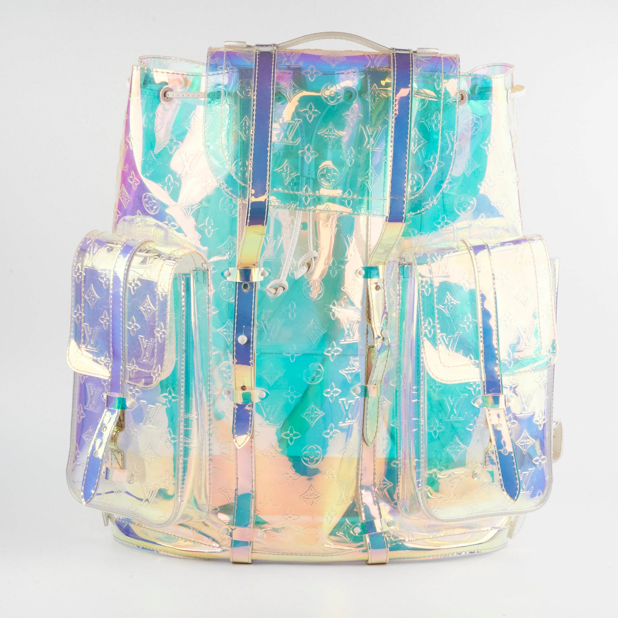 iridescent louis vuitton backpack Louis Vuitton Virgil Abloh Christopher Iridescent Backpack