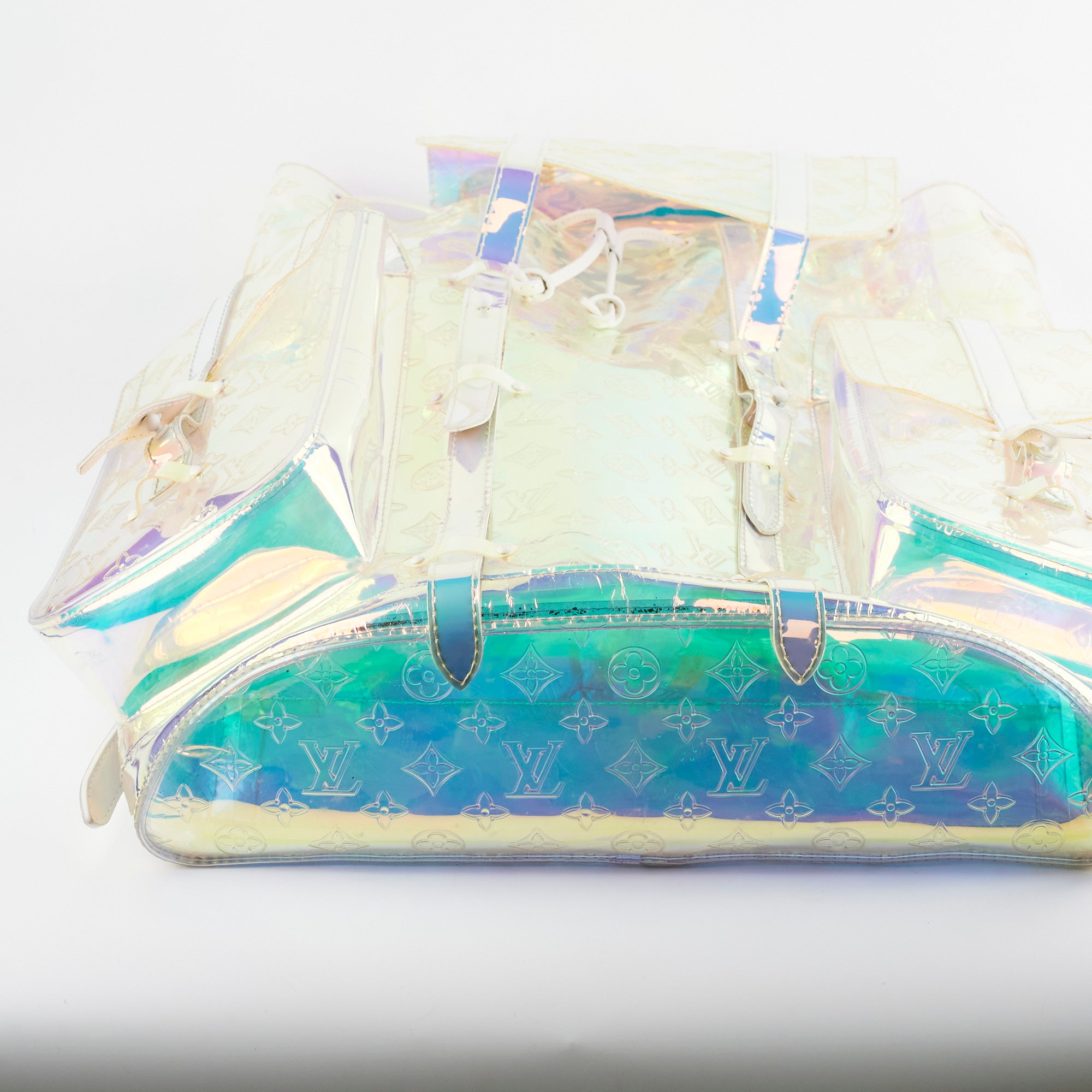 iridescent louis vuitton backpack Louis Vuitton Virgil Abloh Christopher Iridescent Backpack