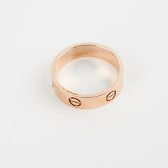 Cartier Love Ring Pink Gold Size 60
