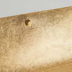 Saint Laurent Kate Tassel Gold Clutch