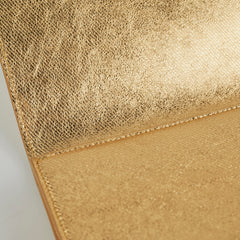 Saint Laurent Kate Tassel Gold Clutch