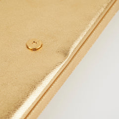 Saint Laurent Kate Tassel Gold Clutch