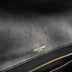 Saint Laurent Medium Lambskin Patchwork Chain Bag
