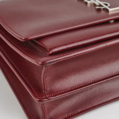 Saint Laurent Sunset Medium Burgundy