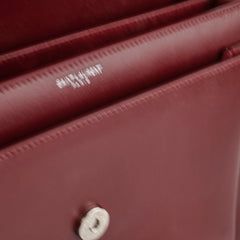 Saint Laurent Sunset Medium Burgundy