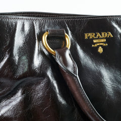 Prada Large Leather Tote