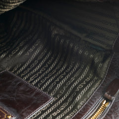 Prada Large Leather Tote