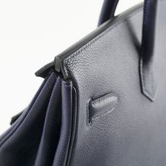Hermes Birkin 35 Navy Blue T Stamp (2015)