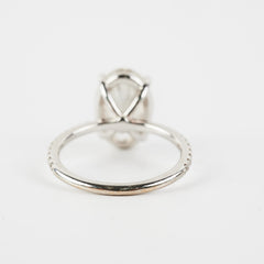 4.05 Labgrown Oval Diamond Ring