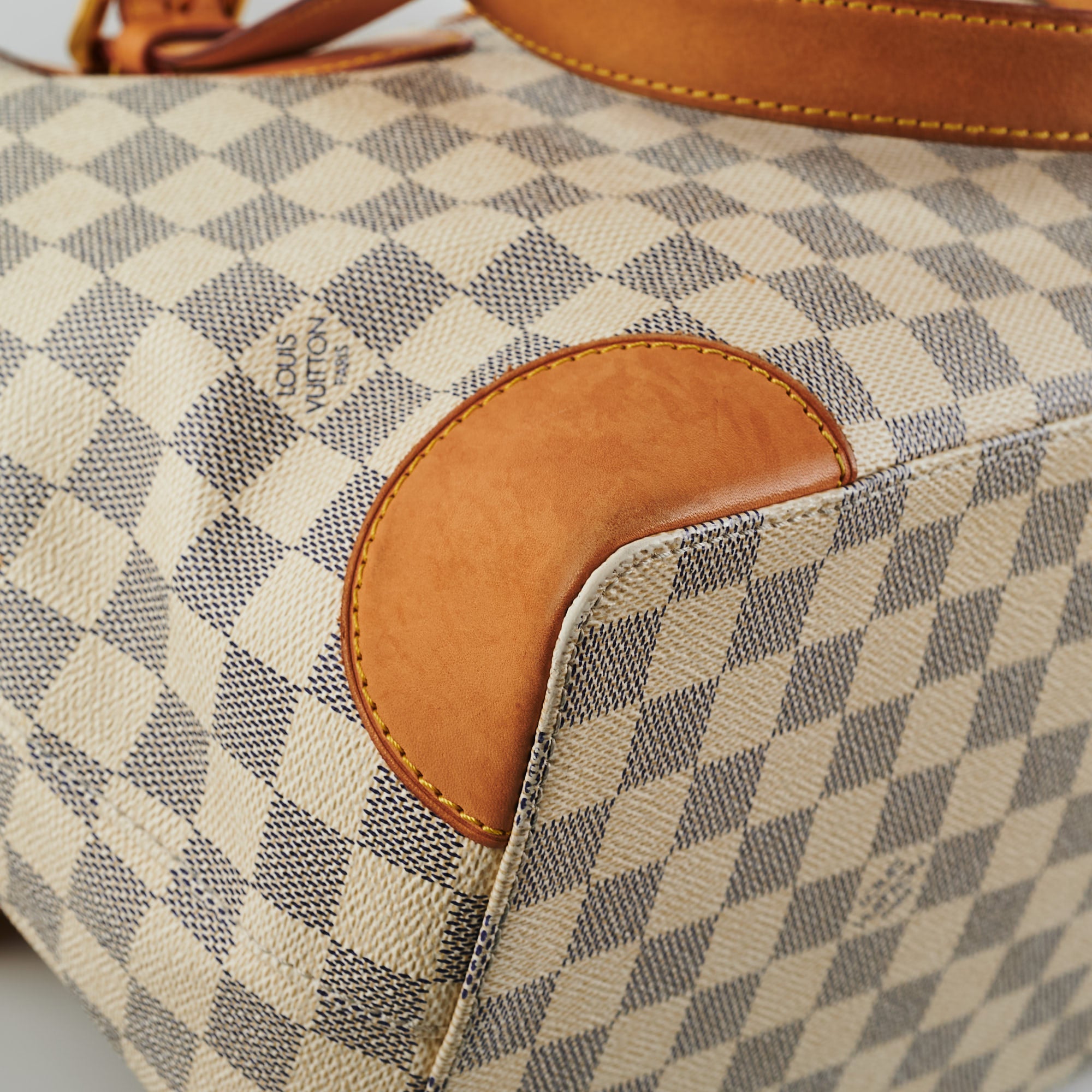 Authentic Louis Vuitton Hampstead PM Azur Damier Tote Handbag Bag CR0151  Spain