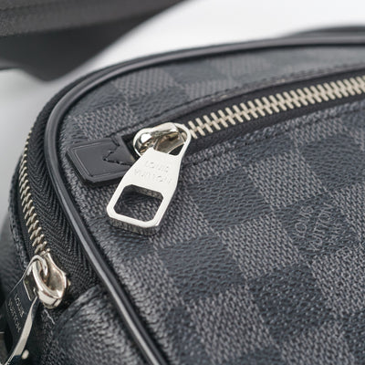 Black Louis Vuitton Damier Graphite Ambler Belt Bag – Designer Revival
