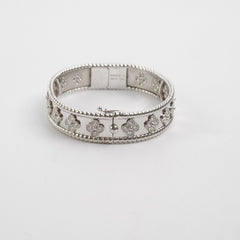 Van Cleef & Arpels Perlée Clover Bracelet 18k Diamonds size Small