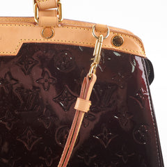 Louis Vuitton Brea MM Amarante Monogram Vernis Bag