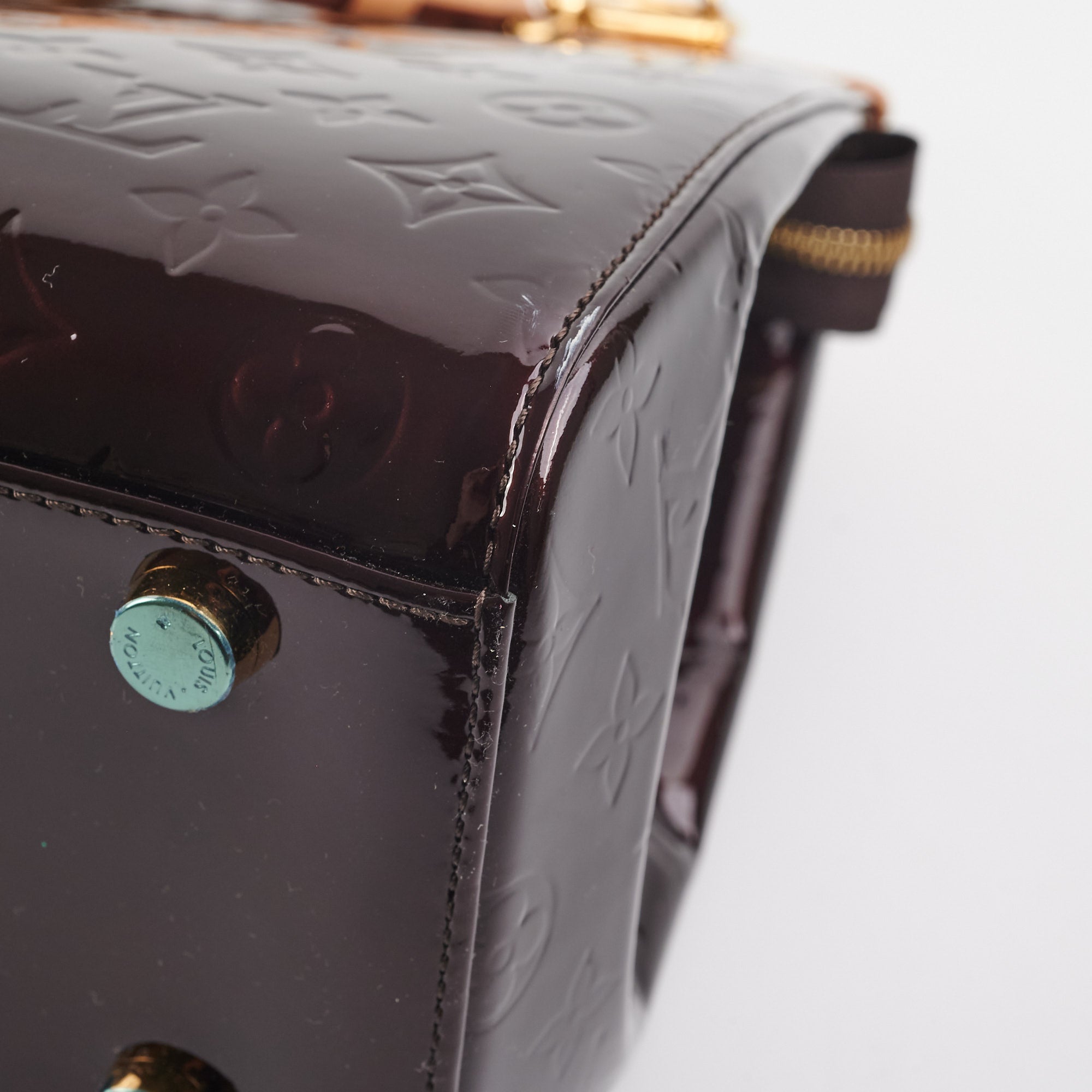 Louis Vuitton Amarante Monogram Vernis Brea GM Bag – The Closet
