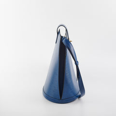 Louis Vuitton Cluny Epi Blue Shoulder Bag