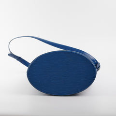 Louis Vuitton Cluny Epi Blue Shoulder Bag