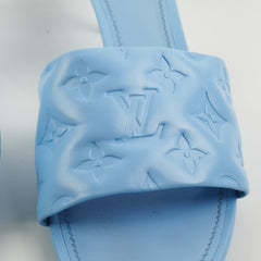 Louis Vuitton Revival Baby Blue Mules Size 41