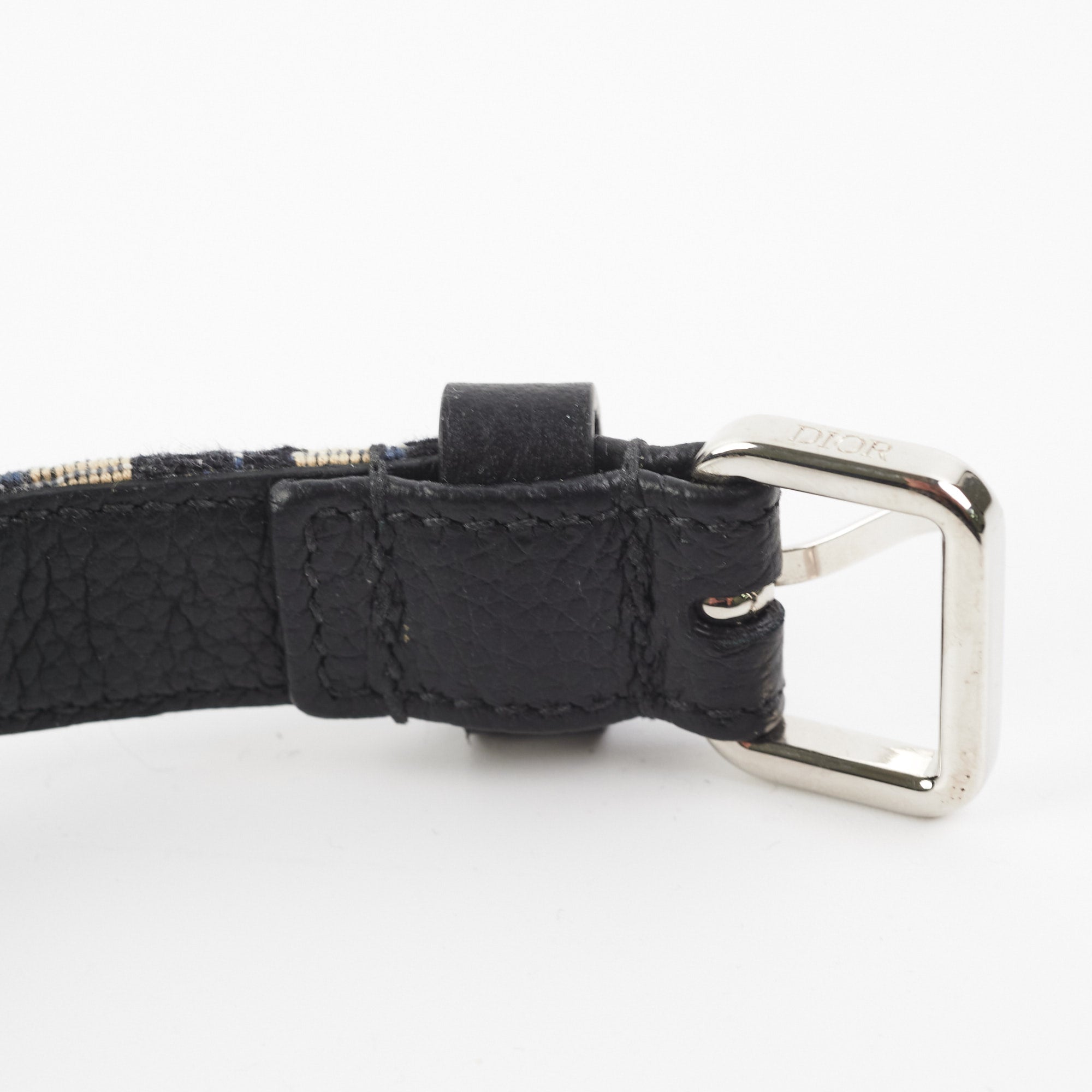 Dior - Pet Collar Black Dior Oblique Jacquard - Size S - Men
