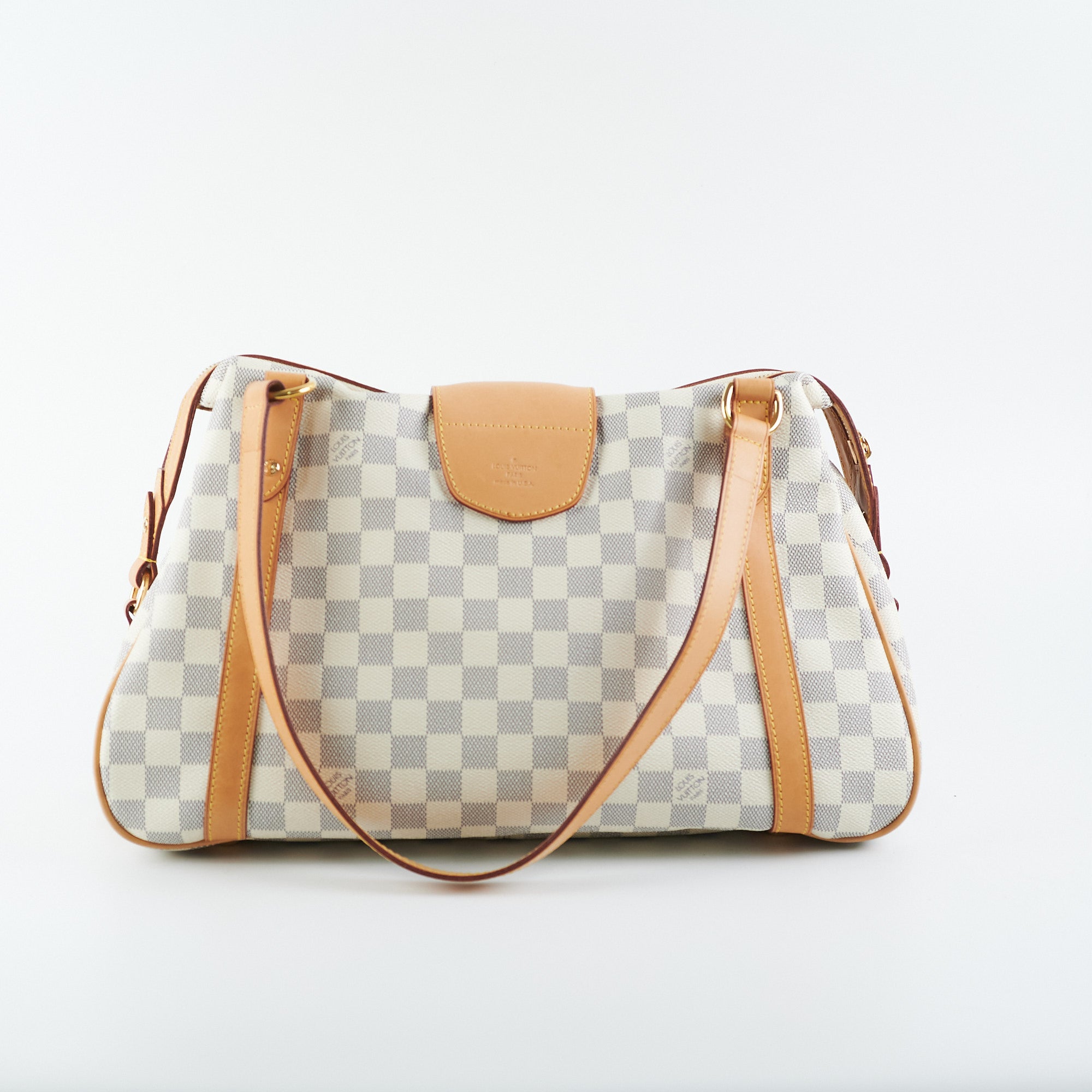 Louis Vuitton Stresa Damier Azur PM All items are authentic and we are not  affiliated with any brands we sell