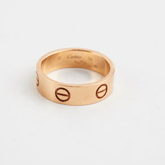 Cartier Love Ring Pink Gold Size 54