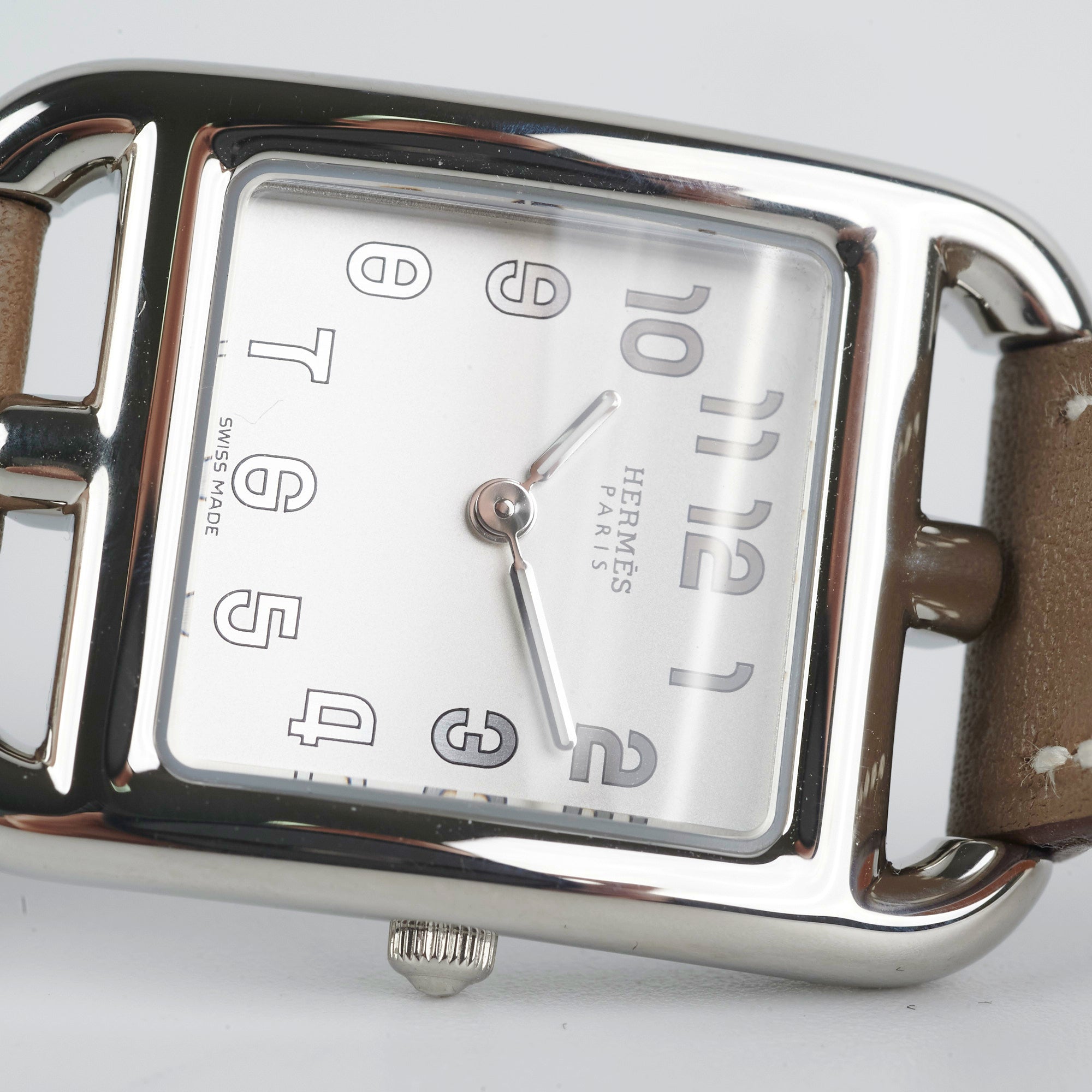 Cape Cod 37mm Stainless Steel & Leather Strap Watch