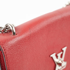 Louis Vuitton Lock Me Red Shoulder Bag