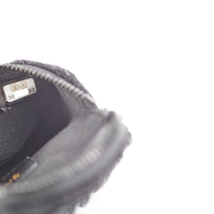 Chanel Wristlet Tweed Black Pouch - Series 30