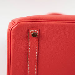 Hermes Birkin 35 Candy Epsom Rose Jaipur/Gold - Stamp P Square