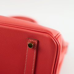 Hermes Birkin 35 Candy Epsom Rose Jaipur/Gold - Stamp P Square