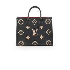 Louis Vuitton On The Go MM Black/Beige