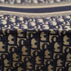 Christian Dior Medium Book Tote Oblique Navy