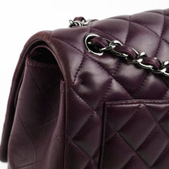Chanel Maxi Lambskin Jumbo Dark Purple