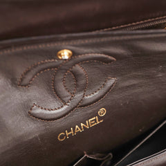 Chanel Vintage Classic Medium/Large Dark Brown