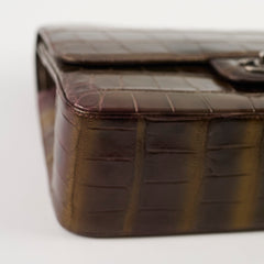 Chanel Metallic Aligator Jumbo 14 Series