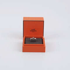 Hermes Silver Ring Size 51